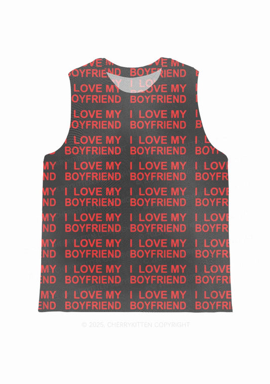 I Love My Boyfriend Y2K Mesh Muscle Tank Cherrykitten