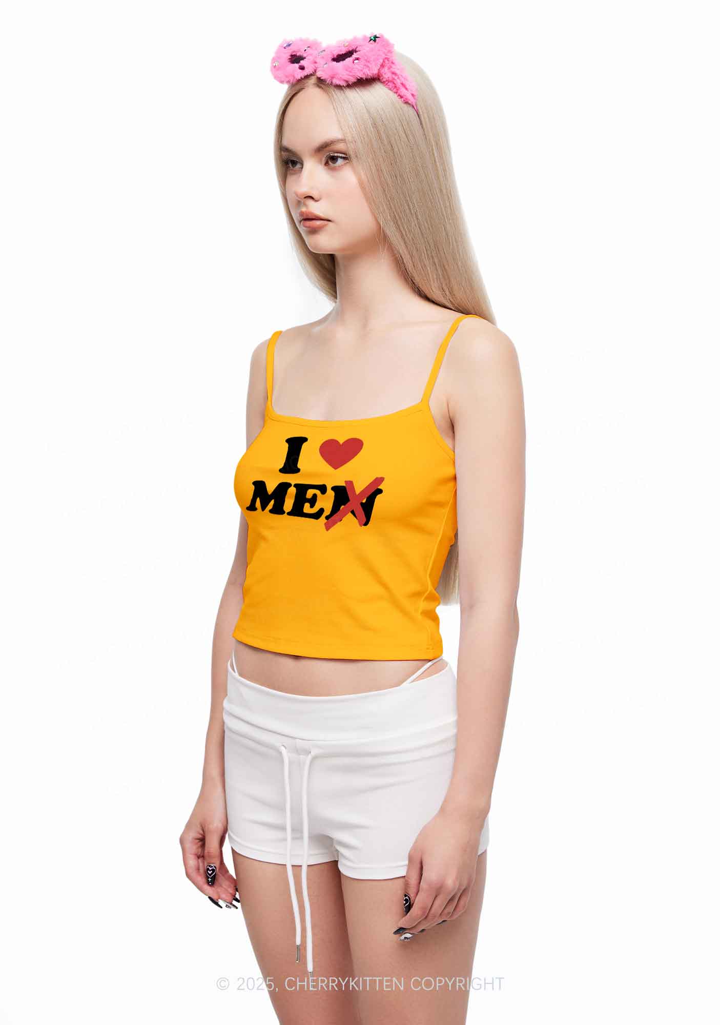 Love Me Not Men Y2K Spaghetti Strap Cami Cherrykitten