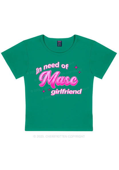 Need Masc Girlfriend Pride Y2K Baby Tee Cherrykitten