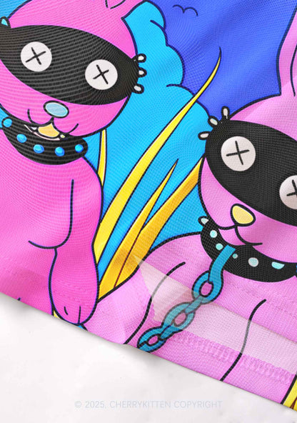 BDSM Bunny Y2K Mesh Cami Tank Cherrykitten