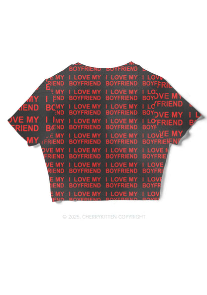 I Love My Boyfriend Y2K Mesh Crop Top Cherrykitten