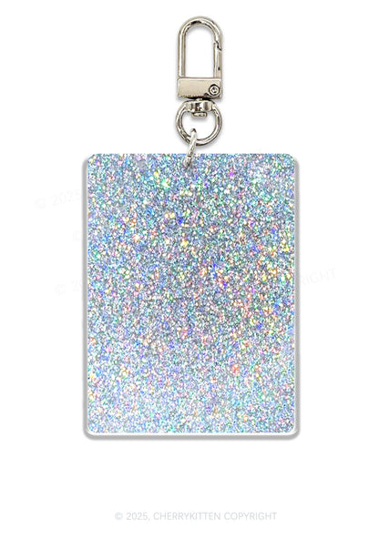 The Rat Smoking 1Pc Y2K Glitter Keychain Cherrykitten
