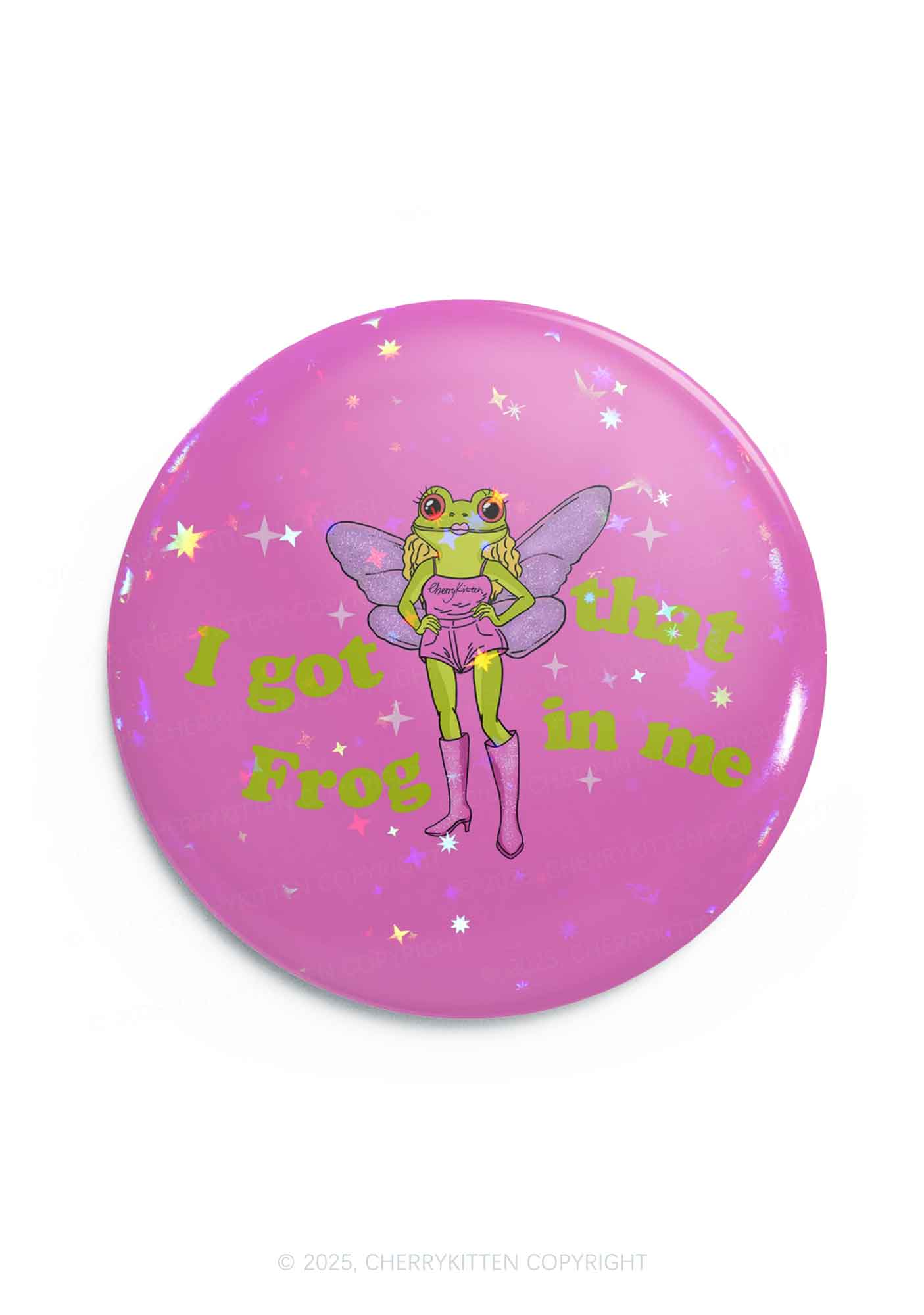 I Got That Frog 1Pc Y2K Pin Badge Cherrykitten