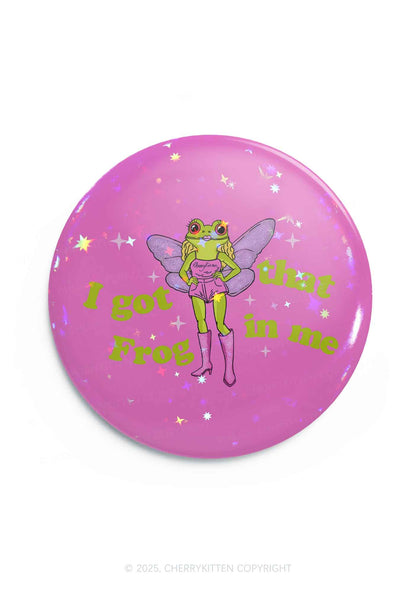 I Got That Frog 1Pc Y2K Pin Badge Cherrykitten