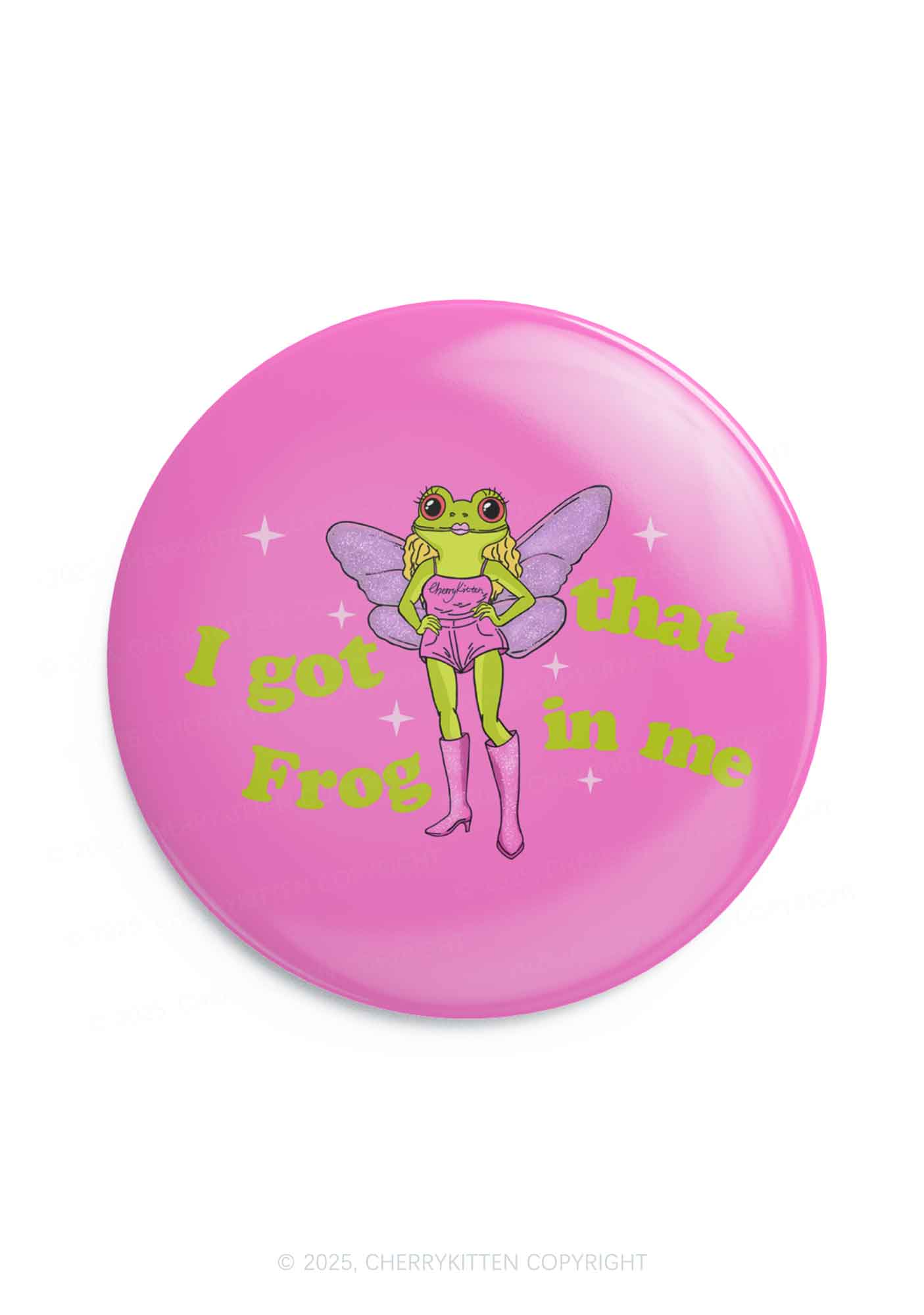 I Got That Frog 1Pc Y2K Pin Badge Cherrykitten