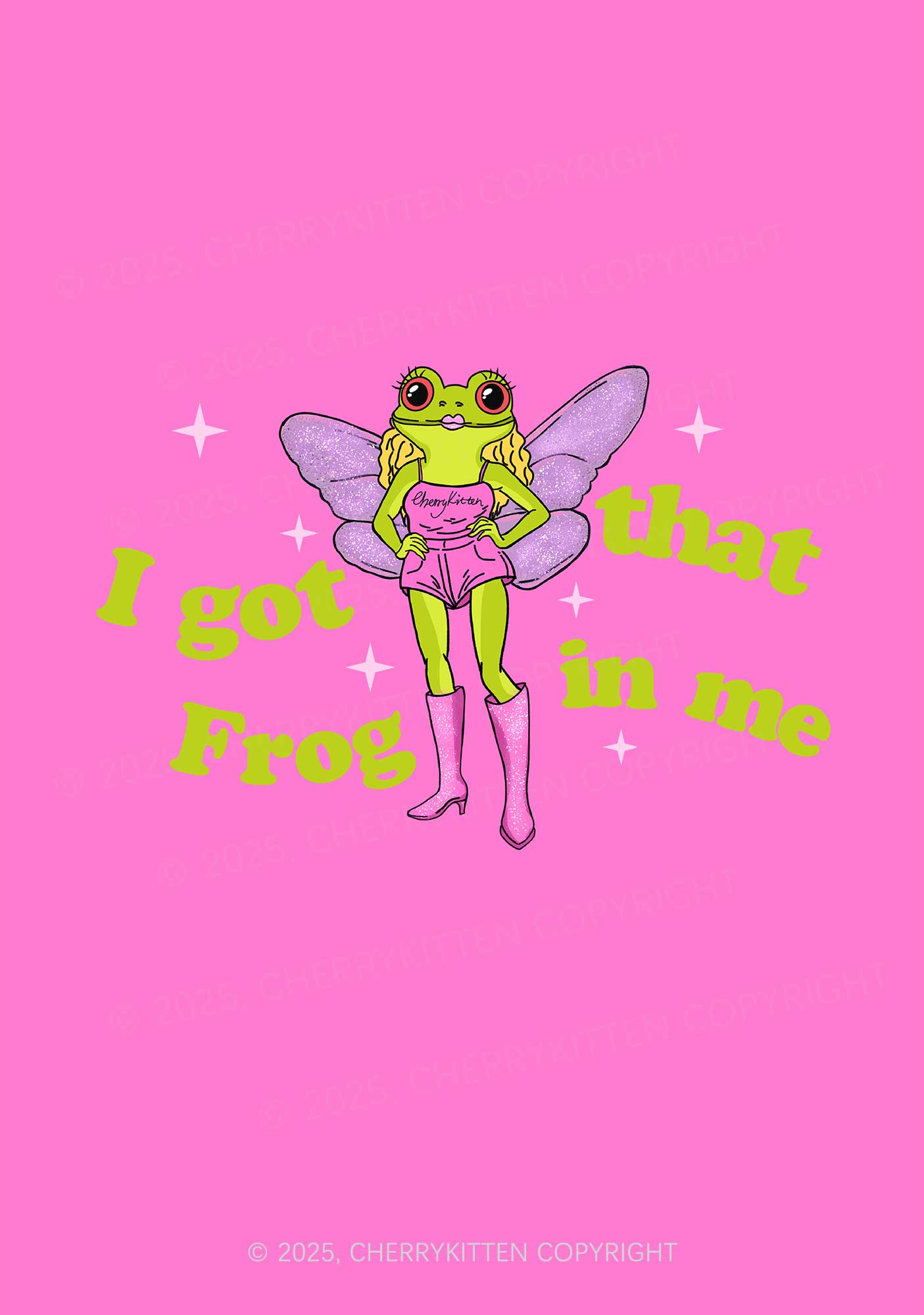 I Got That Frog 1Pc Y2K Pin Badge Cherrykitten