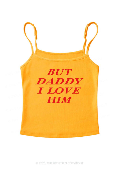 But Daddy I Love Him Y2K Spaghetti Strap Cami Cherrykitten