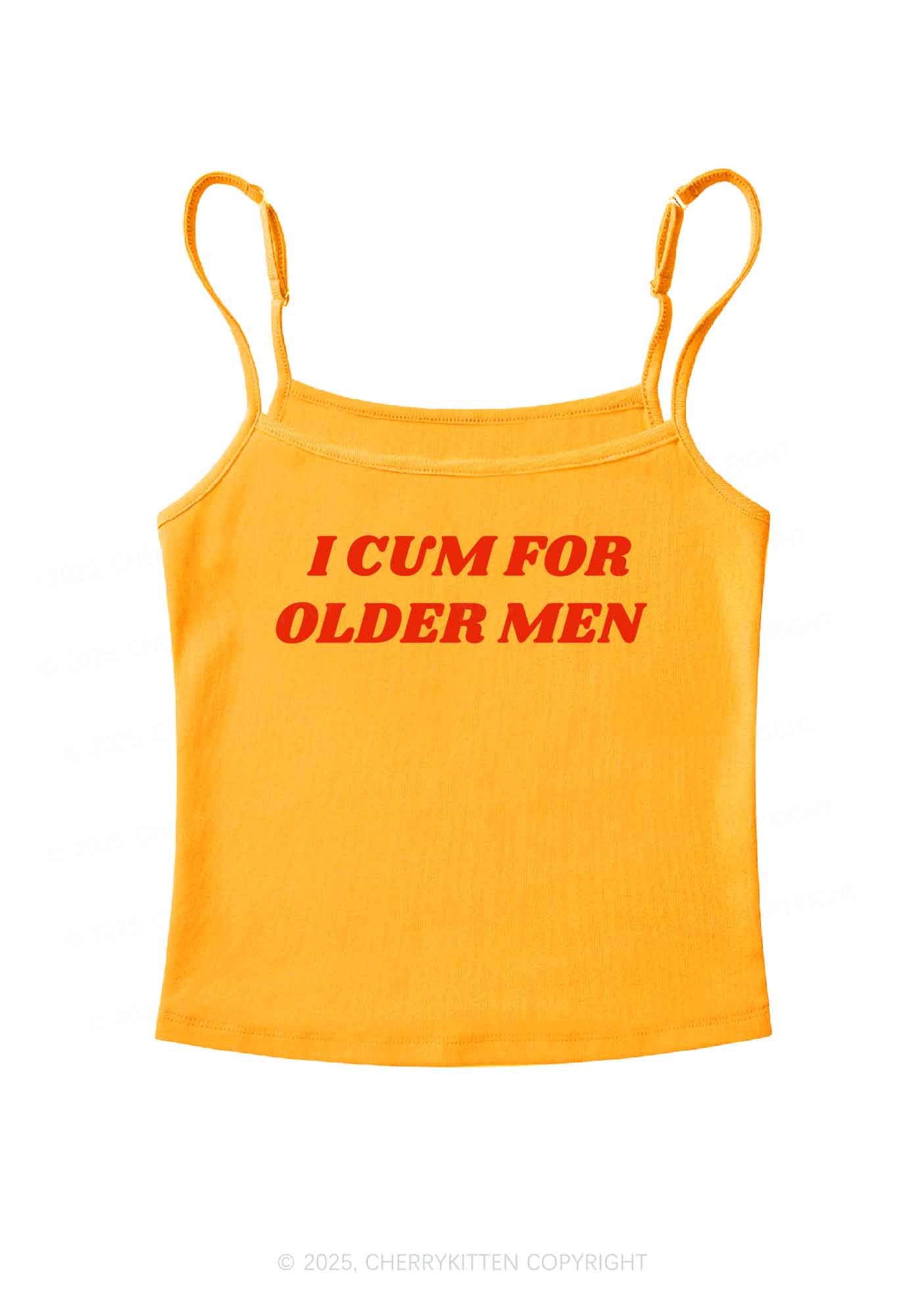 Come For Older Men Y2K Spaghetti Strap Cami Cherrykitten