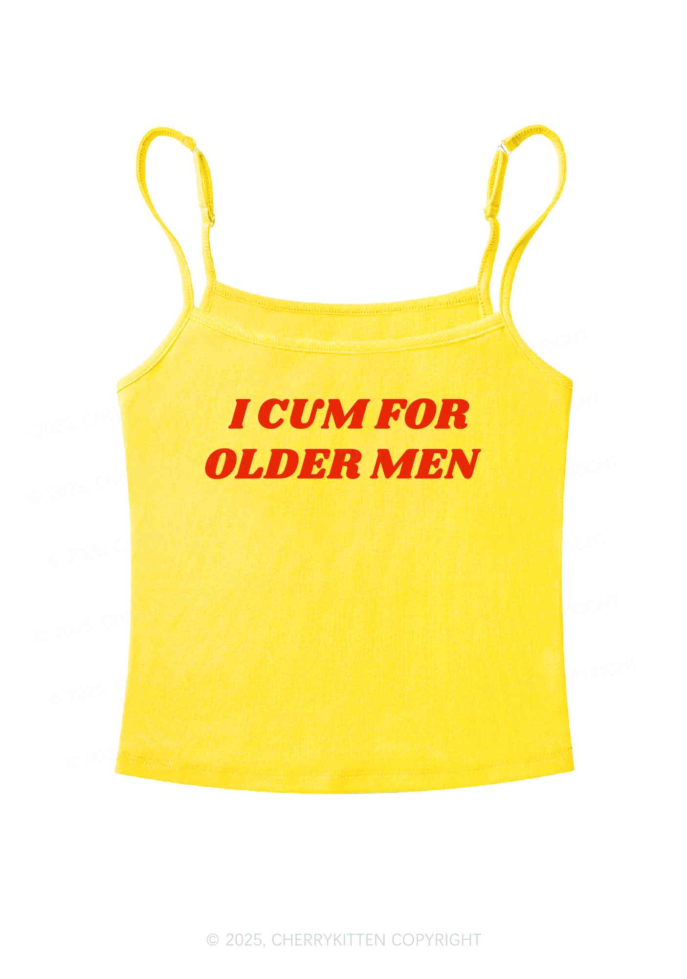 Come For Older Men Y2K Spaghetti Strap Cami Cherrykitten