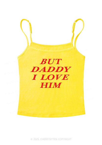 But Daddy I Love Him Y2K Spaghetti Strap Cami Cherrykitten