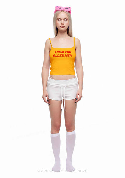 Come For Older Men Y2K Spaghetti Strap Cami Cherrykitten