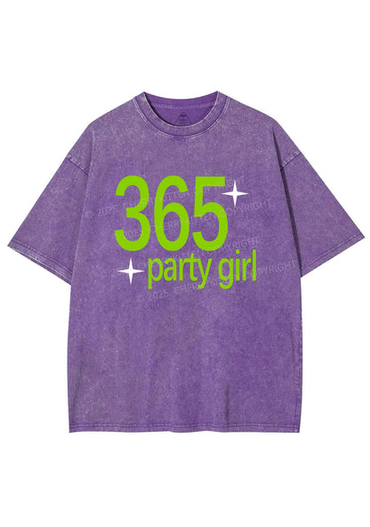 Party Girl Y2K Shirts Washed Tee Cherrykitten