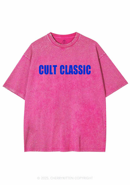 Cult Classic Y2K Shirts Washed Tee Cherrykitten