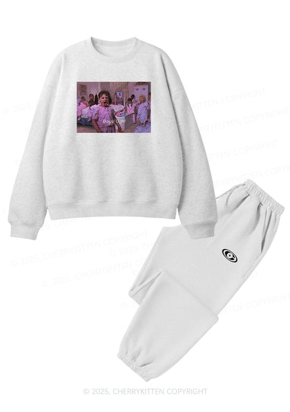 Boys Ugh Y2K Fleece Sweatshirts Set Cherrykitten