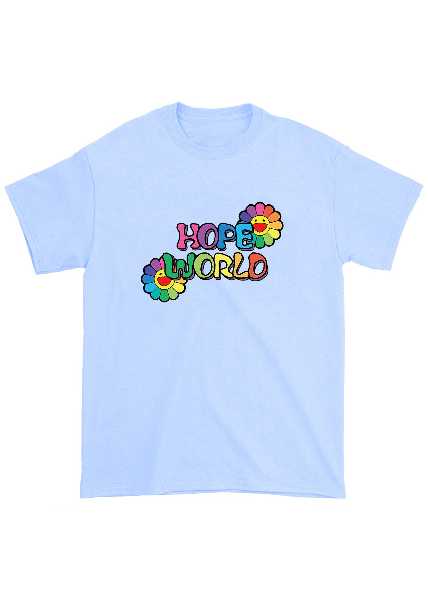 Hope World Flower Bangtan Kpop Chunky Shirt