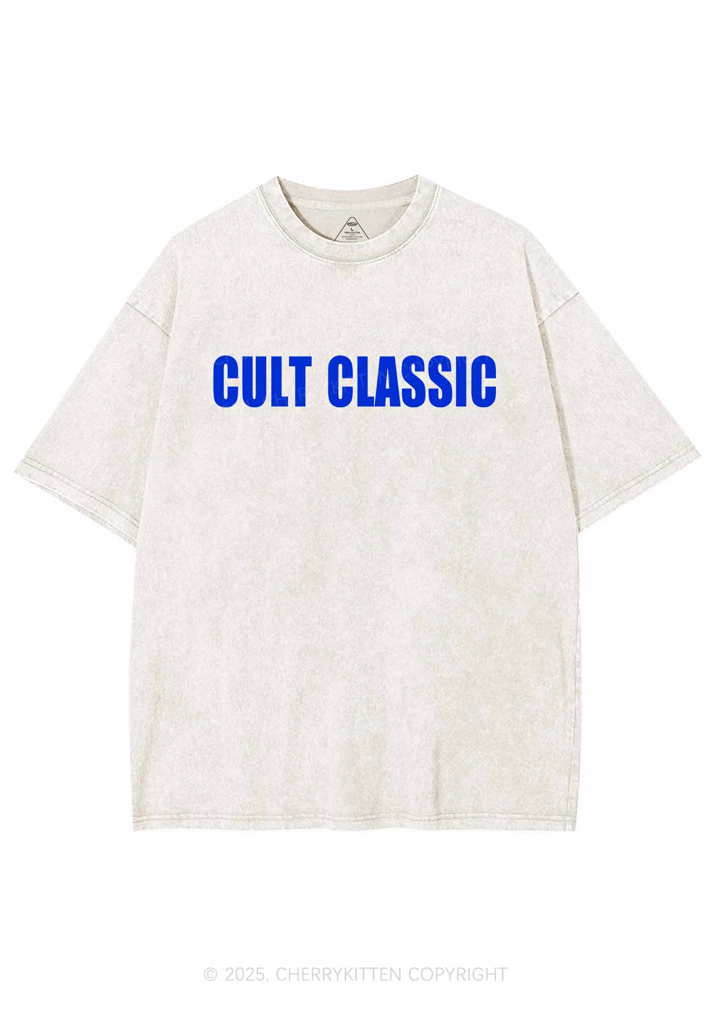 Cult Classic Y2K Shirts Washed Tee Cherrykitten