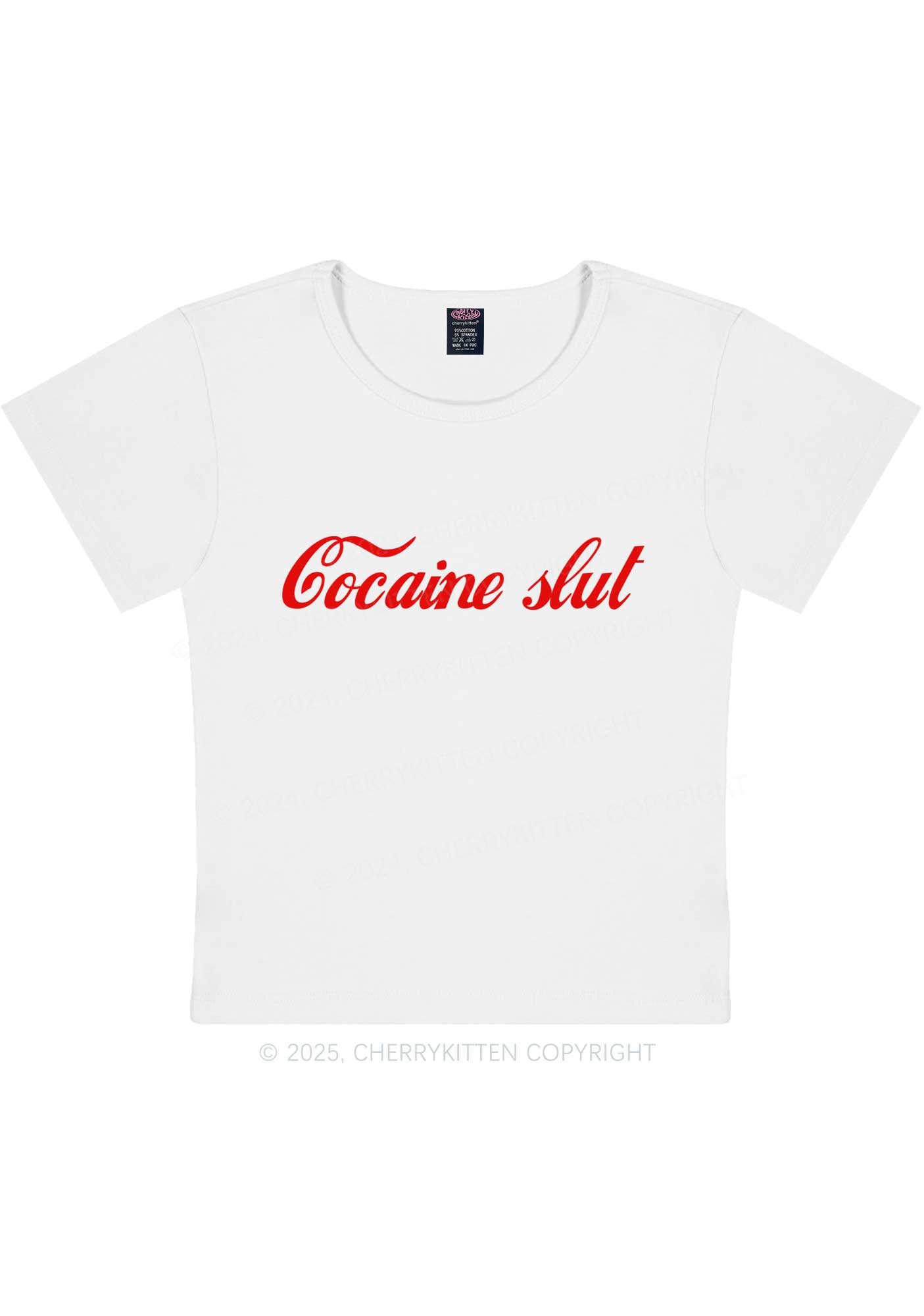 Cola Slxt Y2K Baby Tee Cherrykitten
