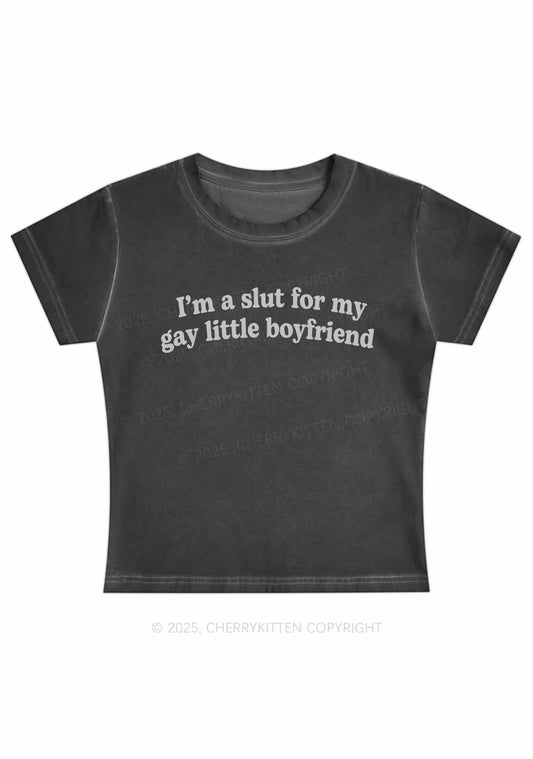 Slxt For My Gay BF Y2K Vintage Classic Tee Cherrykitten