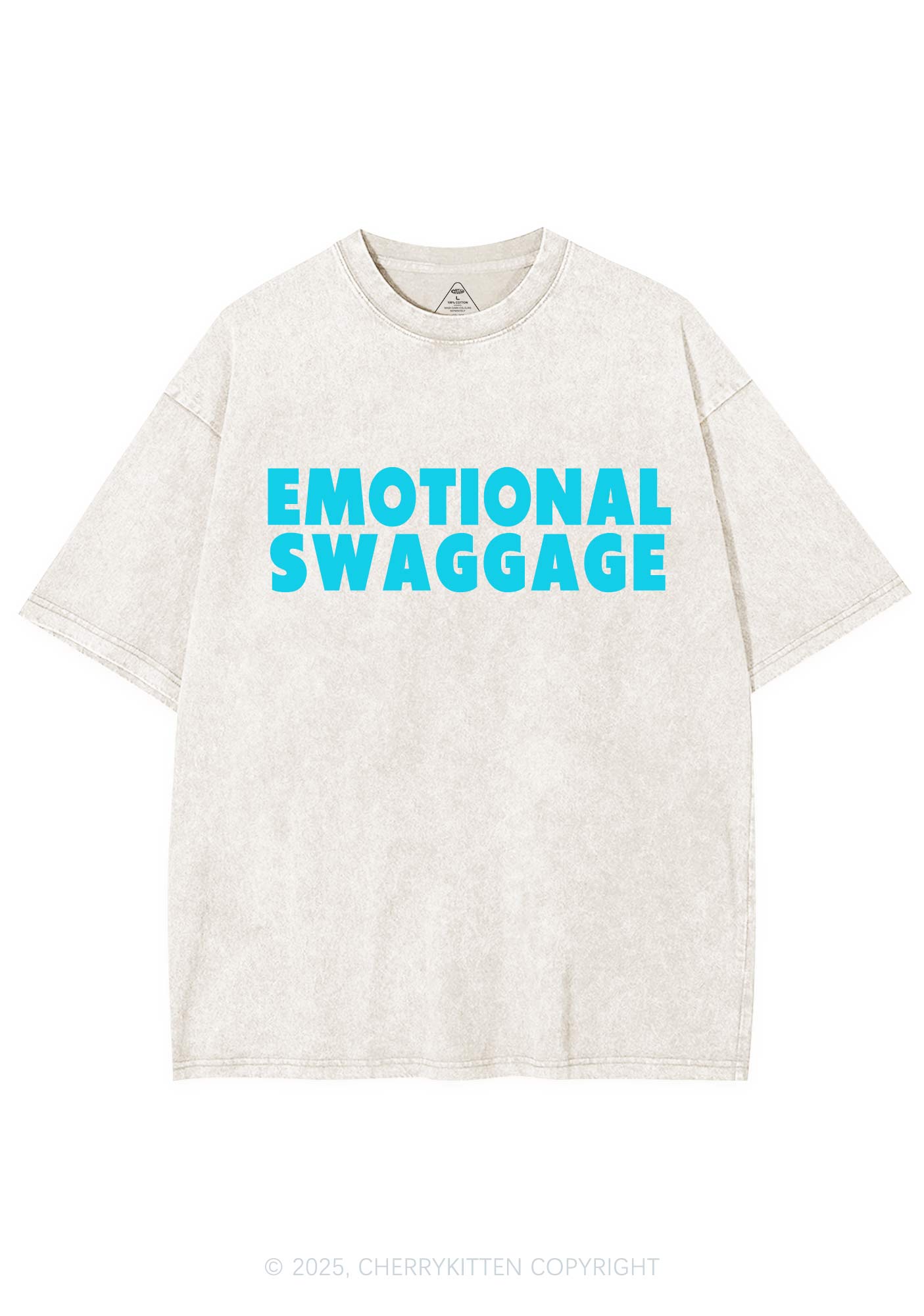Emotional Swaggage Y2K Shirts Washed Tee Cherrykitten