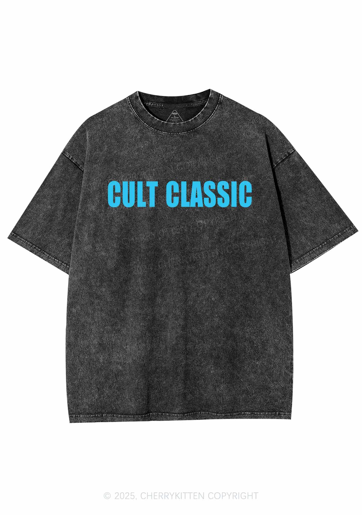 Cult Classic Y2K Shirts Washed Tee Cherrykitten