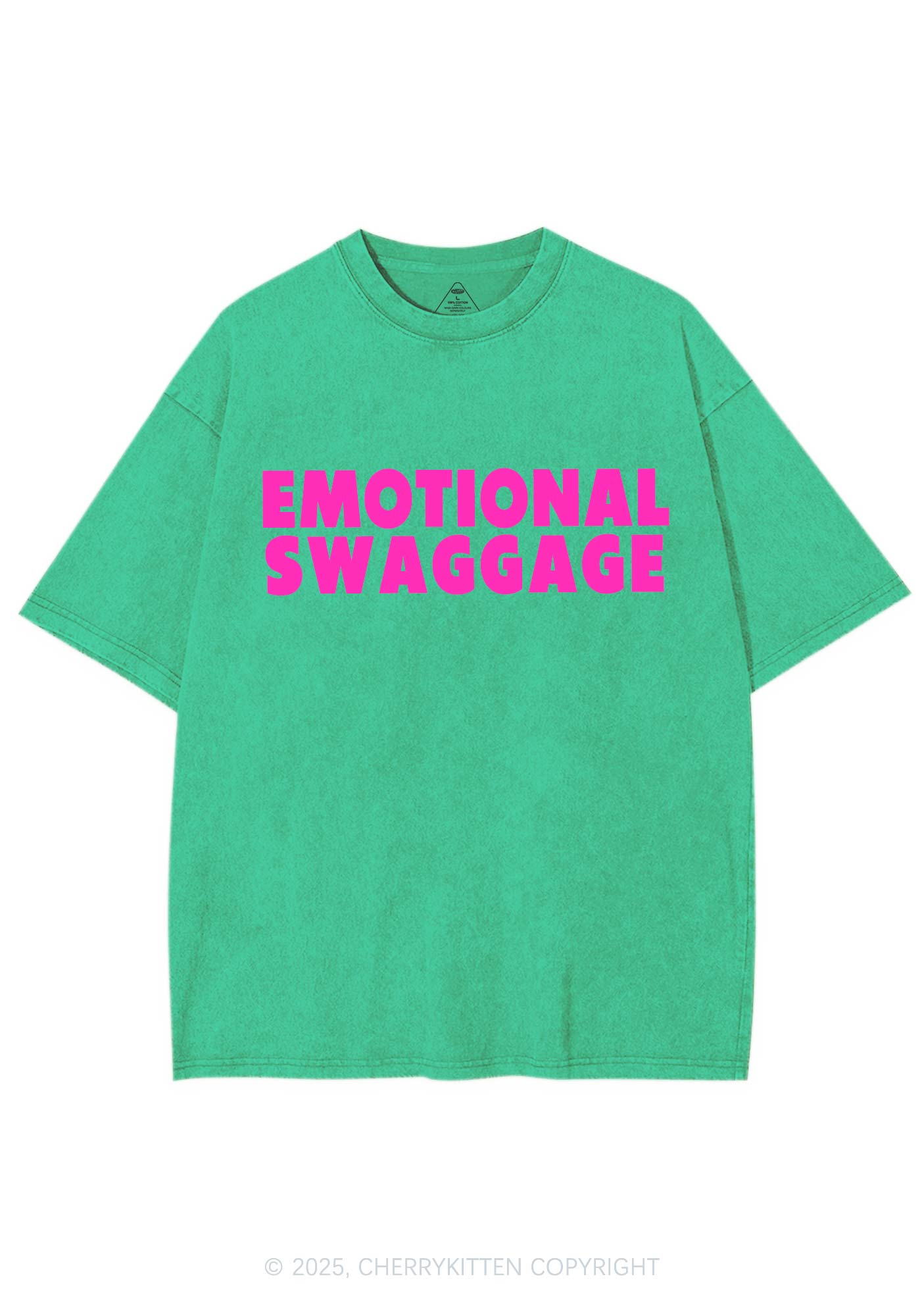 Emotional Swaggage Y2K Shirts Washed Tee Cherrykitten