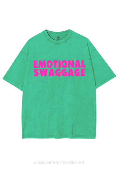 Emotional Swaggage Y2K Shirts Washed Tee Cherrykitten