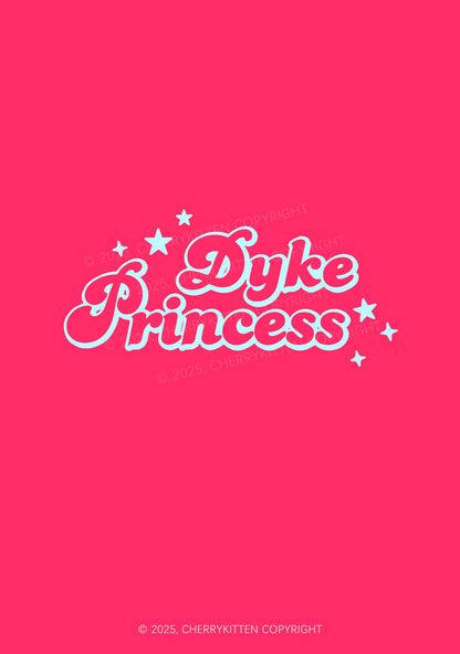 Dyke Princess Pride 1Pc Y2K Pin Badge Cherrykitten