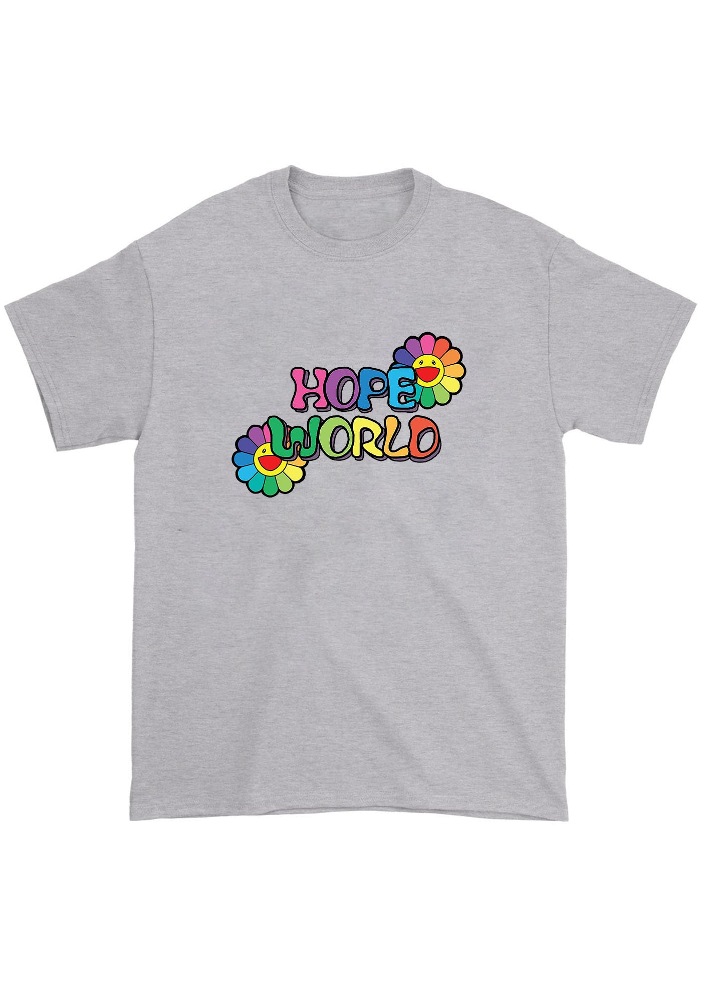 Hope World Flower Bangtan Kpop Chunky Shirt