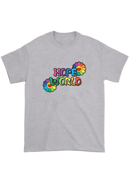 Hope World Flower Bangtan Kpop Chunky Shirt