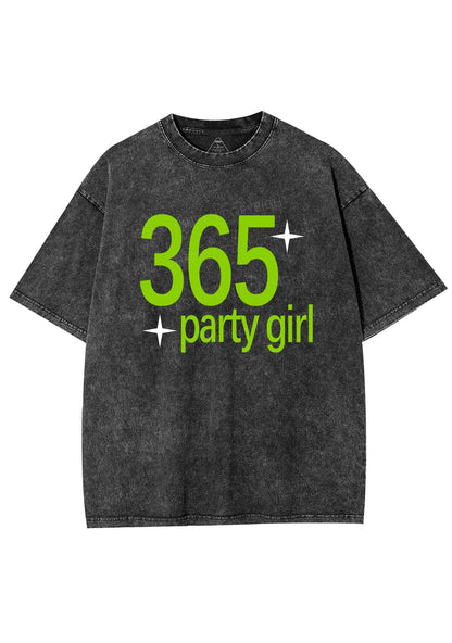 Party Girl Y2K Shirts Washed Tee Cherrykitten