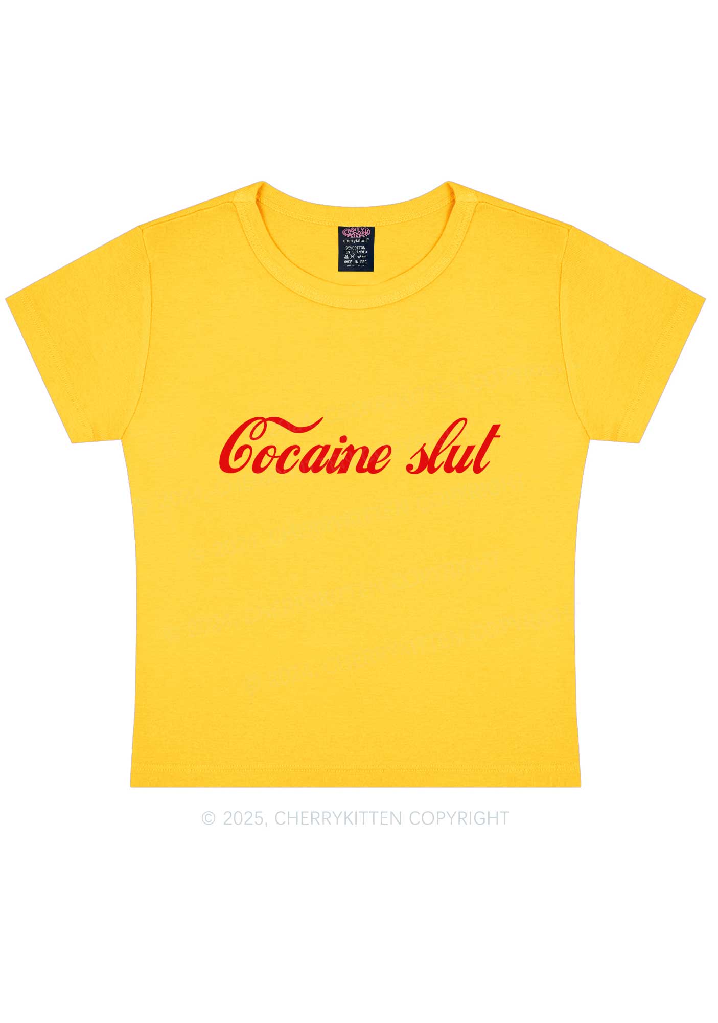 Cola Slxt Y2K Baby Tee Cherrykitten