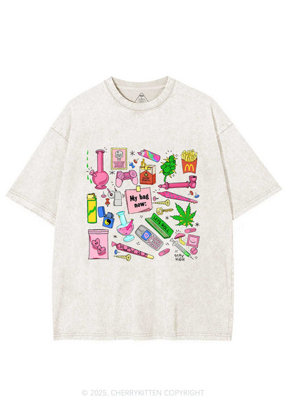 My Bag Now Y2K Washed Tee Cherrykitten
