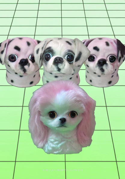 Pink Puppy Y2K Print Cami Crop Top Cherrykitten