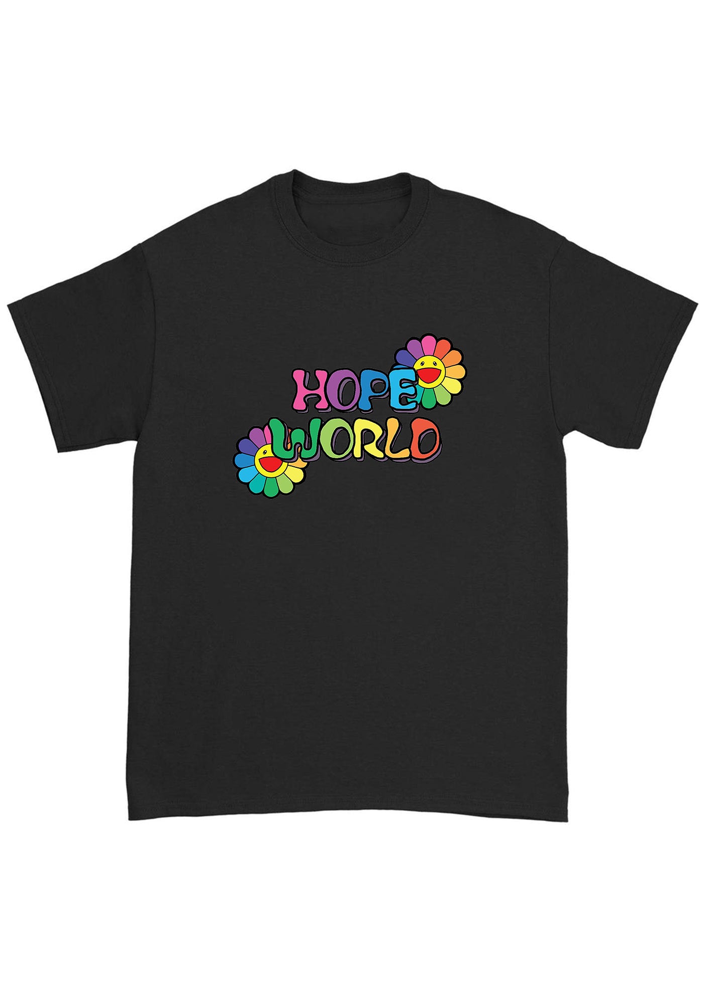 Hope World Flower Bangtan Kpop Chunky Shirt