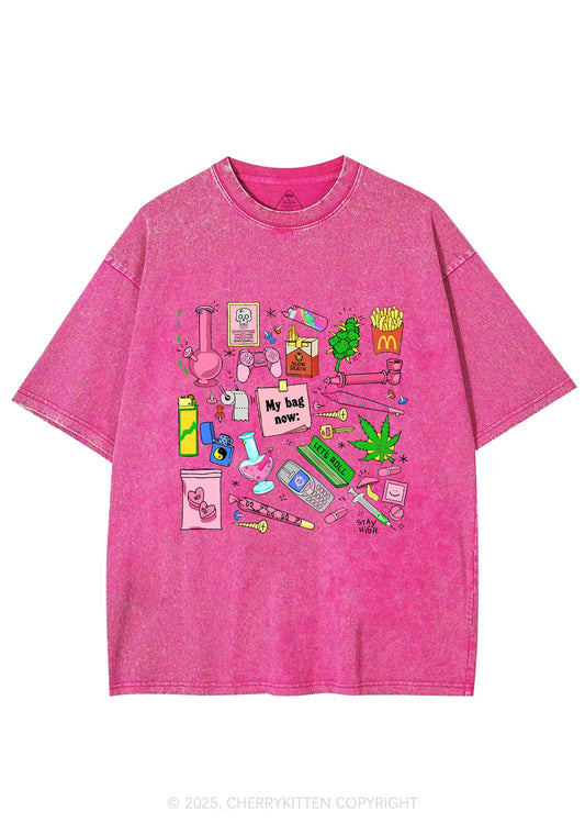 My Bag Now Y2K Washed Tee Cherrykitten