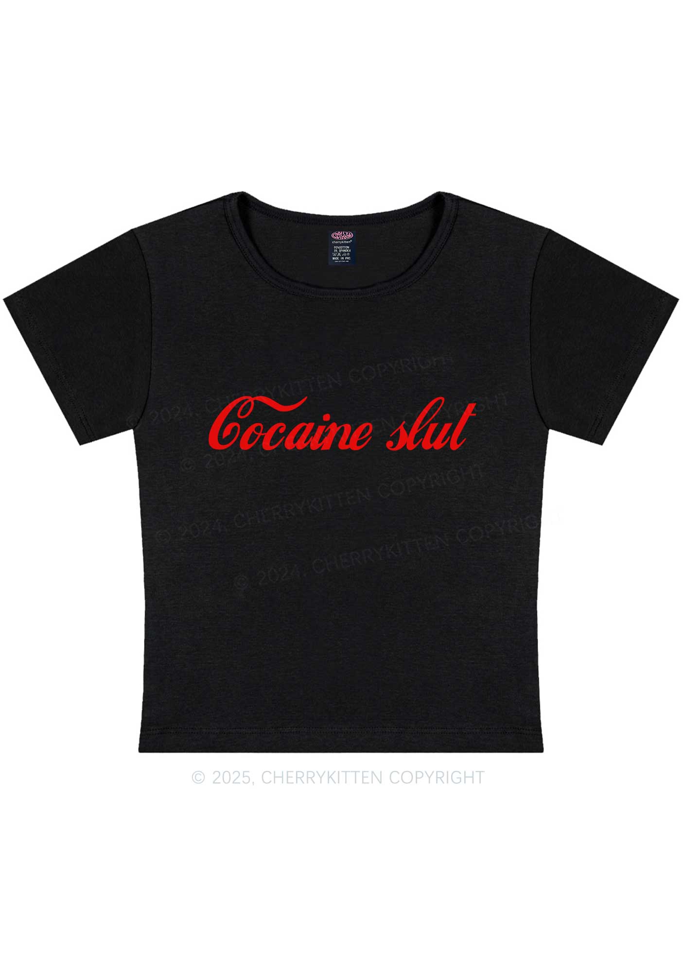 Cola Slxt Y2K Baby Tee Cherrykitten