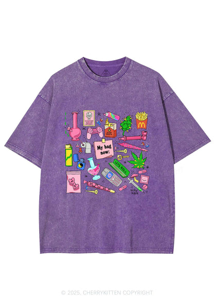 My Bag Now Y2K Washed Tee Cherrykitten
