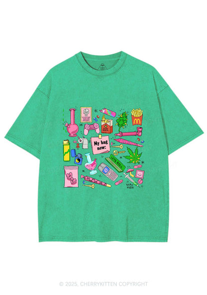 My Bag Now Y2K Washed Tee Cherrykitten