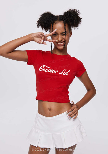 Cola Slxt Y2K Baby Tee Cherrykitten