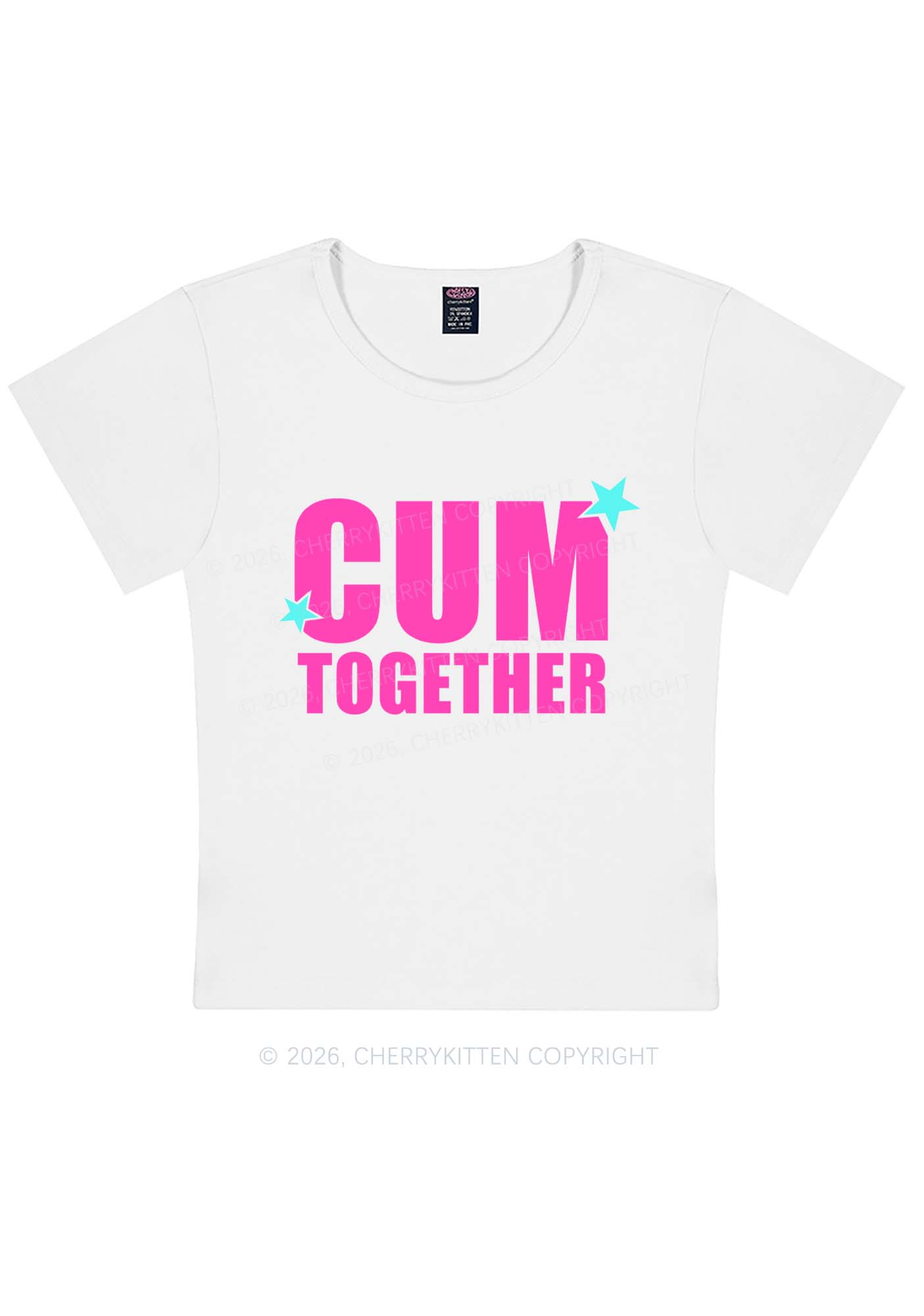 Cxm Together Y2K Baby Tee Cherrykitten