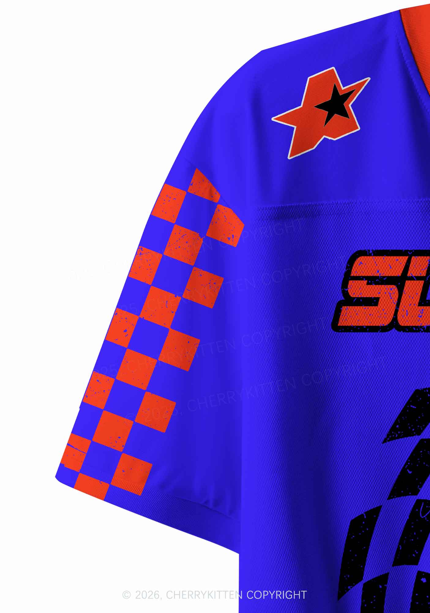 Support Rock Fxxk A Rockstar Y2K Crop Sport Jersey Shirts Cherrykitten