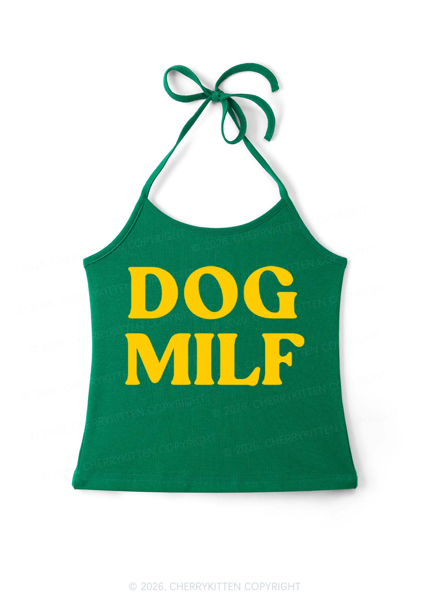 Dog Mxxf Y2K Halter Neck Cami Cherrykitten