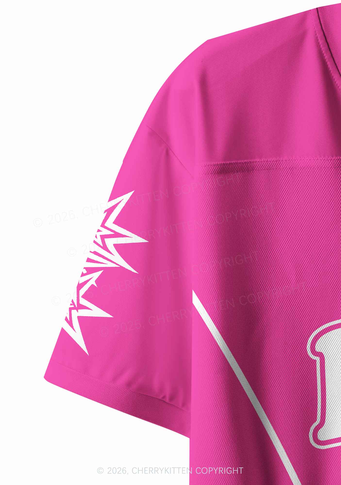 Literally Just A Lesbian Pride Y2K Crop Sport Jersey Shirts Cherrykitten