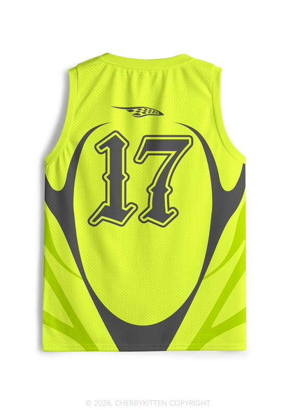 Lime Green I Support Gay Rights Pride Y2K Sport Jersey Tank Cherrykitten