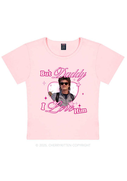 Daddy I Love Him Y2K Baby Tee Cherrykitten