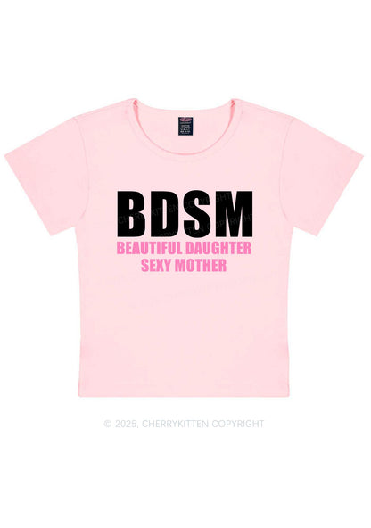 BDSM Daughter Mother Y2K Baby Tee Cherrykitten