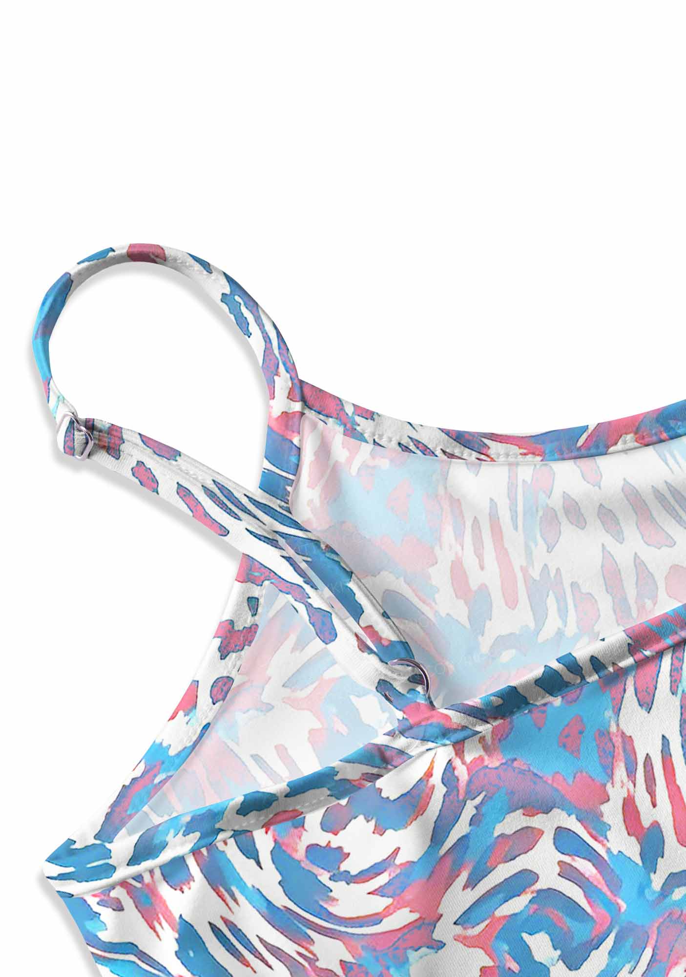 Trans Leopard Pride Y2K Print Cami Crop Top Cherrykitten