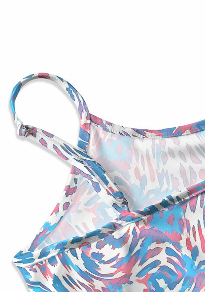 Trans Leopard Pride Y2K Print Cami Crop Top Cherrykitten