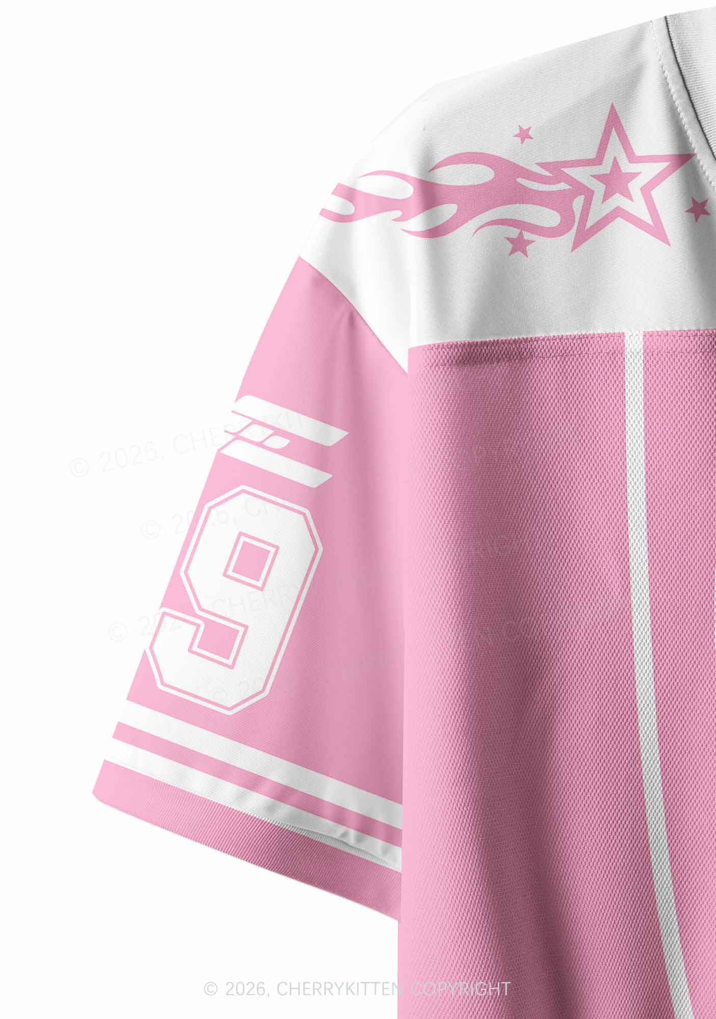 Im A Lesbian And So Can You Pride Y2K Crop Sport Jersey Shirts Cherrykitten