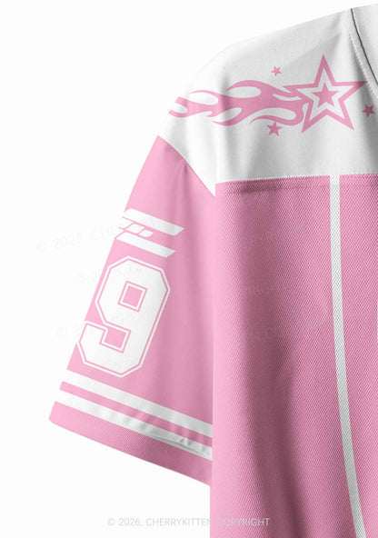 Im A Lesbian And So Can You Pride Y2K Crop Sport Jersey Shirts Cherrykitten